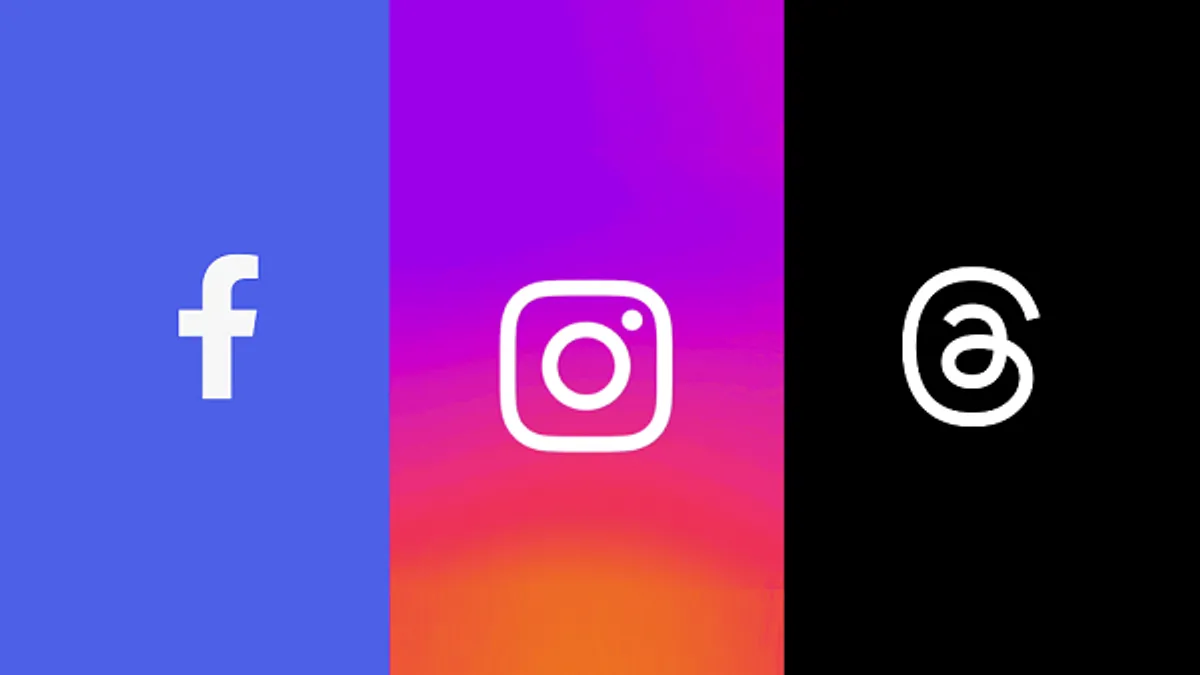 Facebook, Instagram and Threads logo